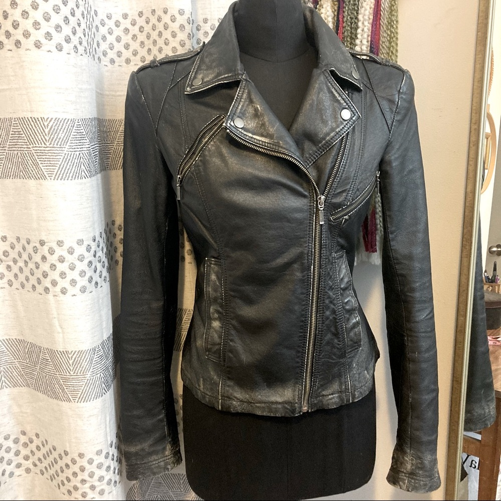 Leather Biker jacket